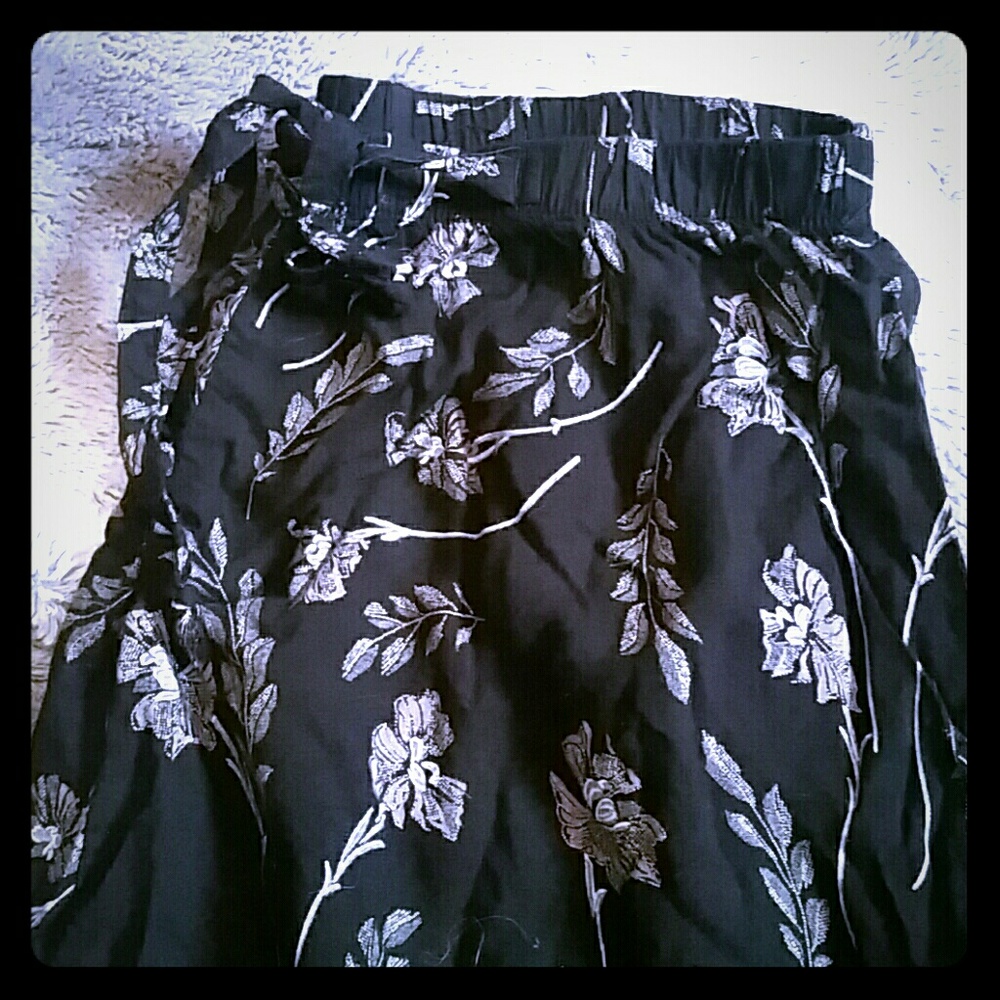 Boho maxi skirt